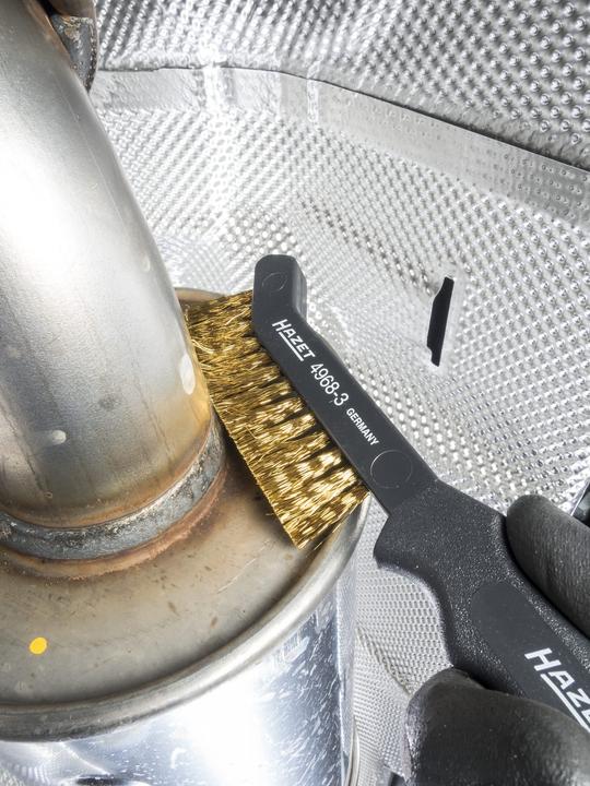 Actual product image HAZET Brass brake calliper brush 4968-3
