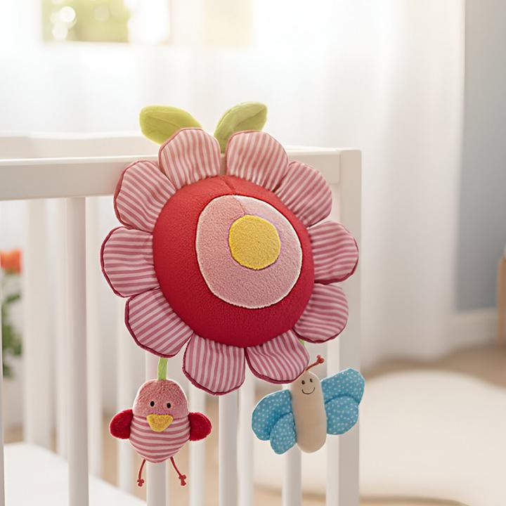 Actual product image Sigikid Activation ball - Beetle in the meadow with rattle and rustle foil - PlayQ (41877)