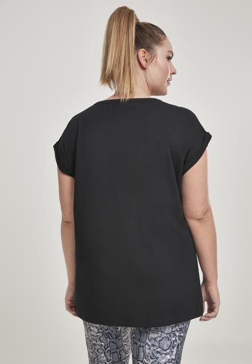 Produktbild Urban Classics Ladies Round V-Neck Extended Shoulder Tee (5XL)