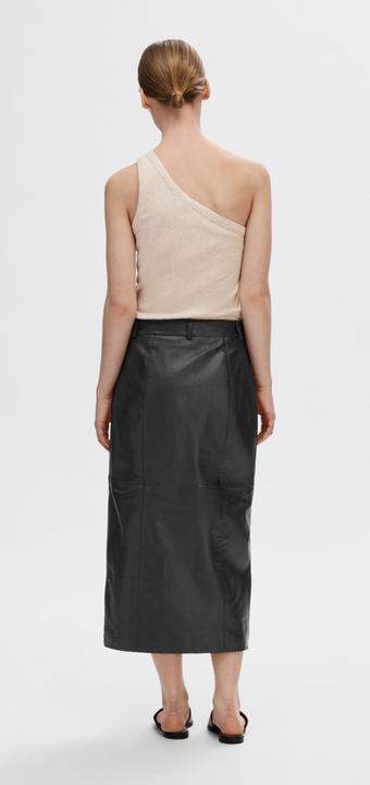 Actual product image Selected Femme Sleeveless one-shoulder top (XL)