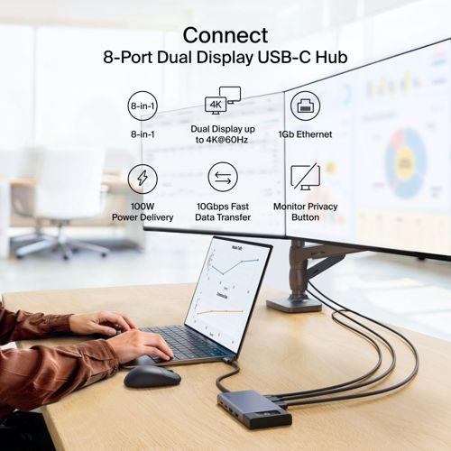 Produktbild Belkin CONNECT 8-IN-1 UCB-C HUB (USB-C, 8 Ports)