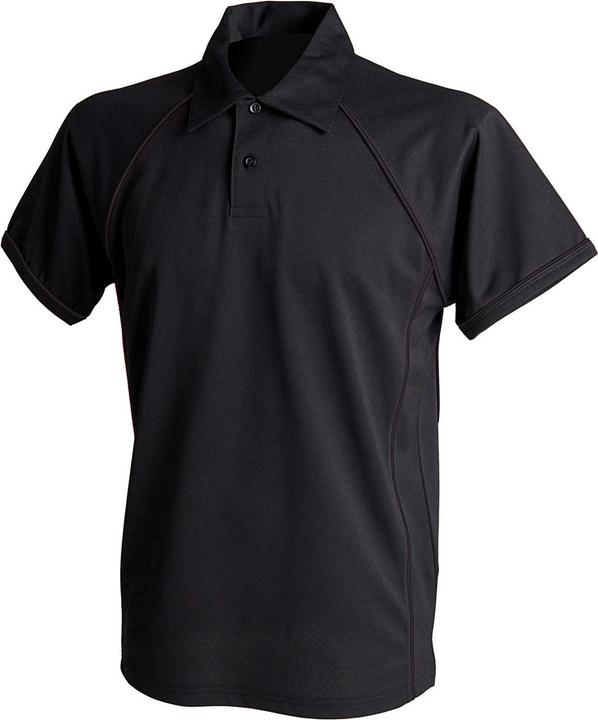 Actual product image Finden & Hales Mens Piped Performance Polo Shirt (L)