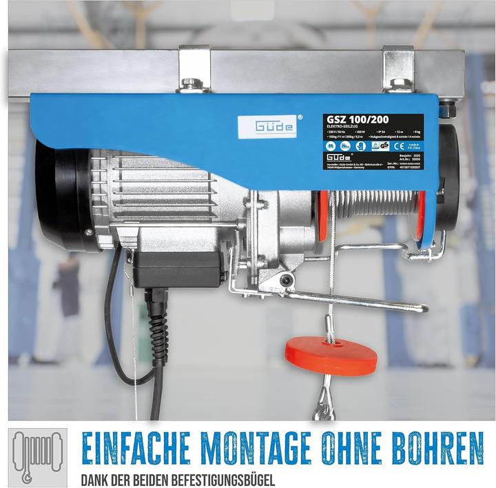 Produktbild Güde Elektrischer Seilzug