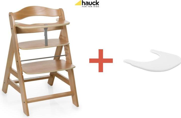 Produktbild Hauck Alpha+ High Chair with Click Tray, White