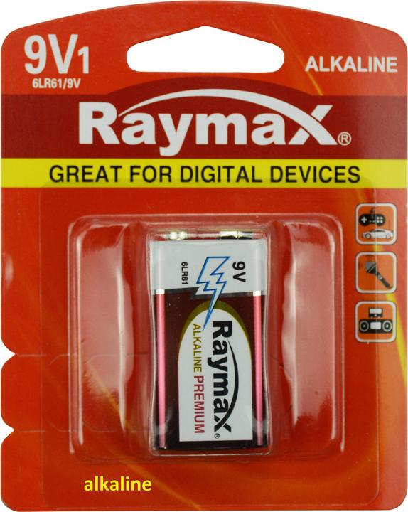 Raymax Batterie 9V 6lr61 Alkaline