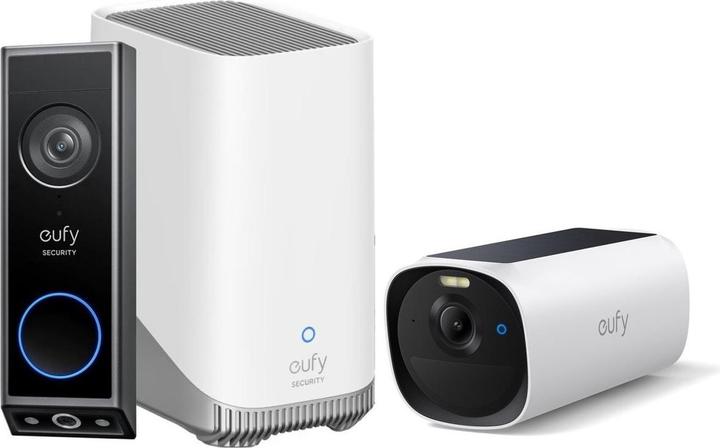 Actual product image eufy Video Doorbell E340 HomeBase 3 eufyCam E40 Bundle