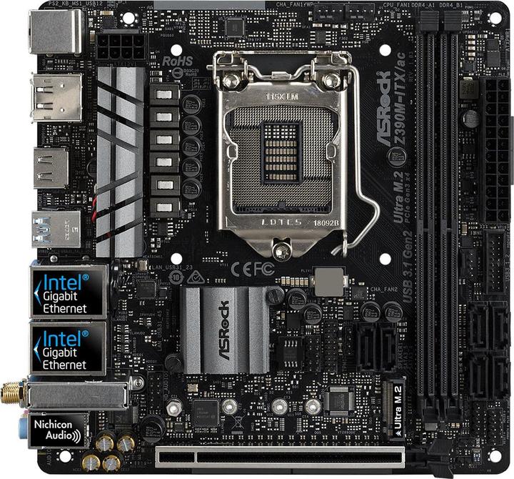 Actual product image AsRock Z390M Pro4 (LGA 1151, Intel Z390, mATX)