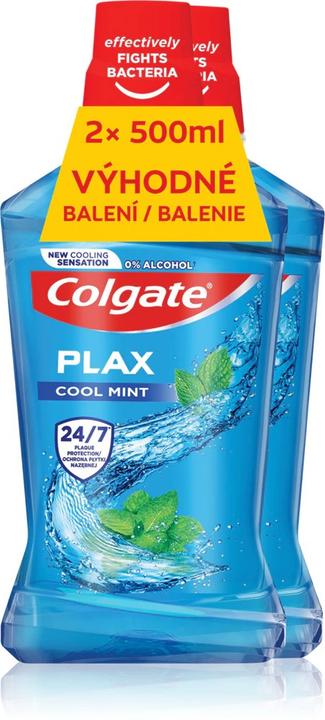 Immagine prodotto Colgate Plax collutorio alla menta fresca 2x500 ml (1000 ml, Collutorio)