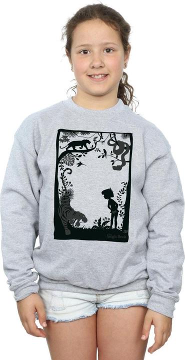 Produktbild Disney The Jungle Book Silhouette Poster Sweatshirt Mädchen (152, 158)