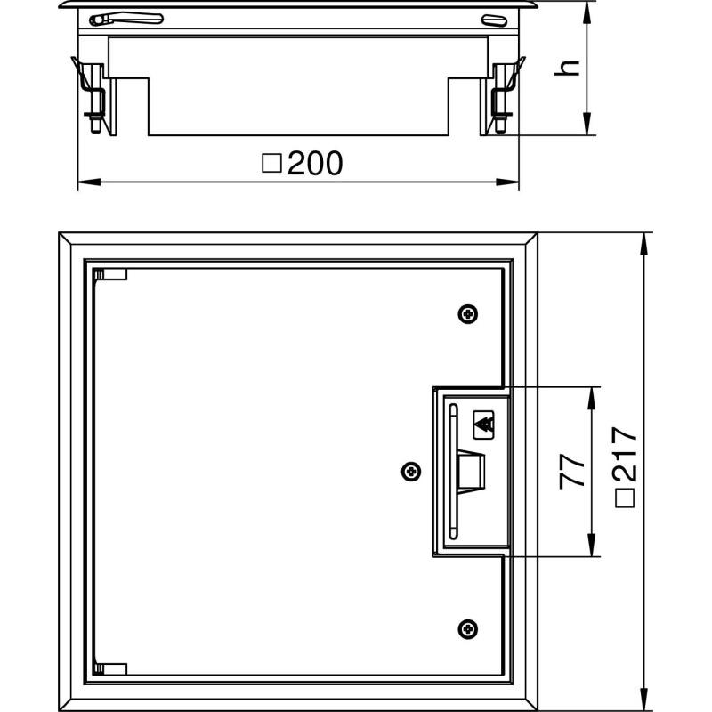 Thumbnail - OBO Bettermann, Leitungsführung Zubehör, OBO GES4U7011 GerÃ¤teeinsatz