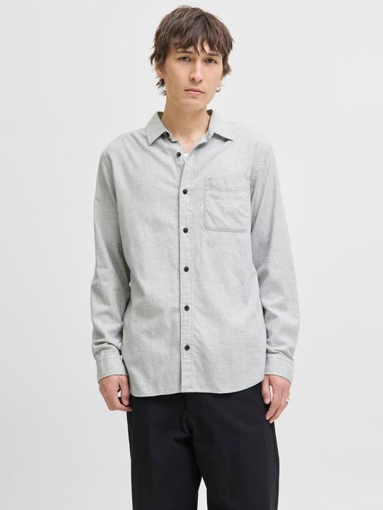 Actual product image Jack & Jones Jjeclassic Melange Shirt L/S Noos (S)