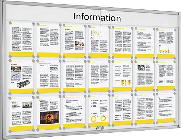Produktbild Schaar-Design Einfachschaukasten BASIC (Wandtafel, 98.5 x 156 cm)