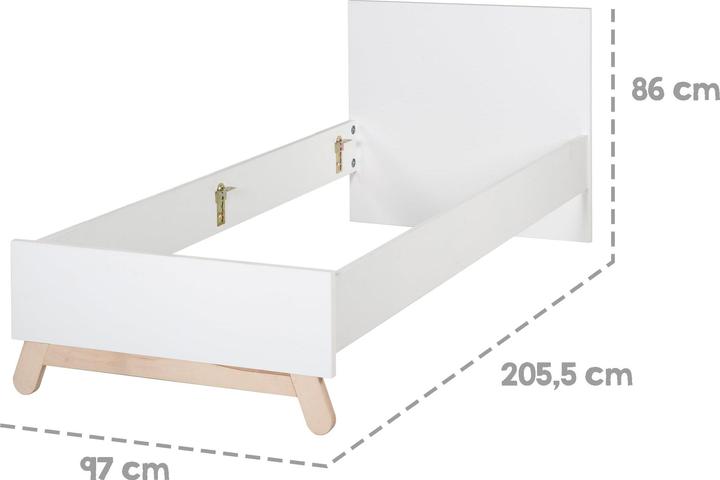 Image du produit Roba Lit d'adolescent, 90x200 cm Clara (90 x 200 cm)