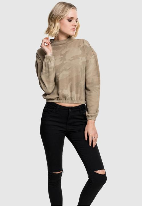 Image du produit Urban Classics Ladies Camo Turtleneck Crew (XS)
