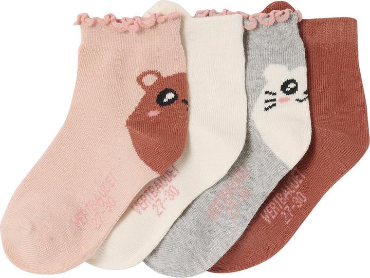 Produktbild Vertbaudet 4er-Pack Socken mit Tiermotiv, Kinder (4er Pack, 35, 38)