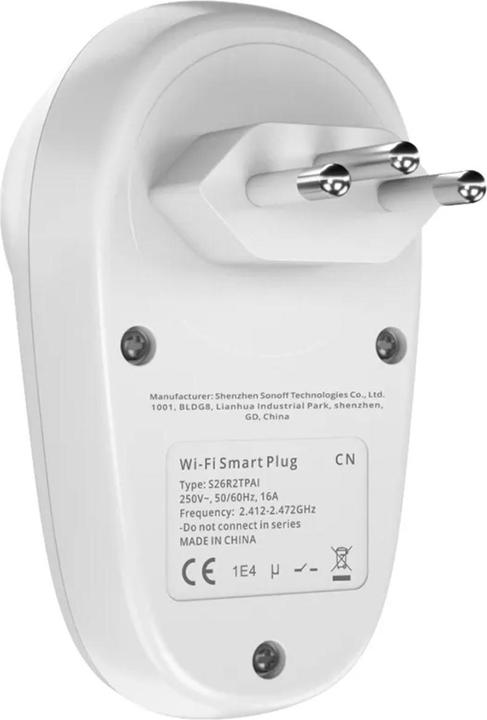 Actual product image Sonoff S26 Wi-Fi Smart Plug