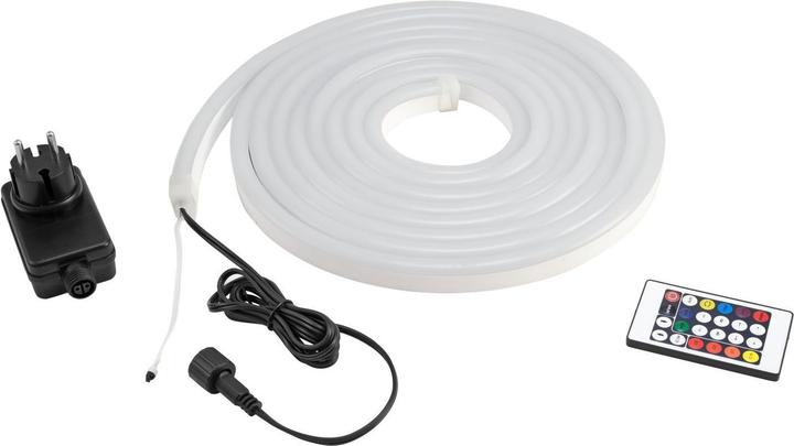 Produktbild Eurolite LED Pixel Neon Flex 12V RGB 5m mit IR Set (RGB, 500 cm, Indoor, Outdoor)