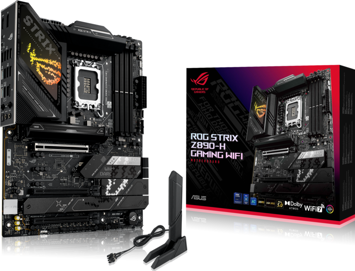 Actual product image ASUS ROG STRIX Z890-H GAMING WIFI (LGA 1851, Intel Z890, ATX)