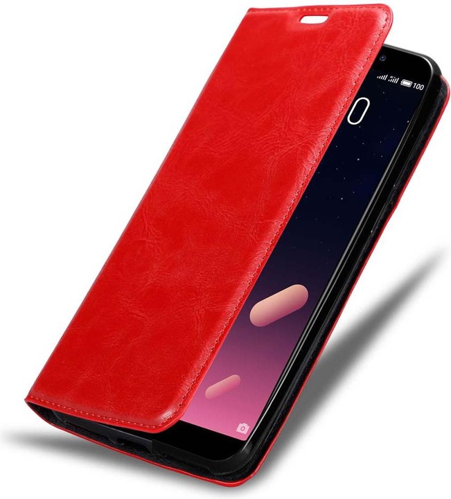 Actual product image Cadorabo Book Invisible Magnet Cover (Meizu M6s)