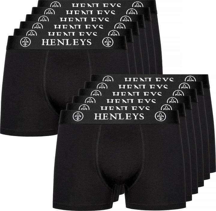 Produktbild Henleys McBlacken Boxershorts (12erPack) (L, 12er Pack)