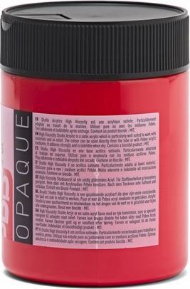 Produktbild Pebeo Studio Acrylics feine Acrylfarben (Kadmiumrot Imit., 500 ml)