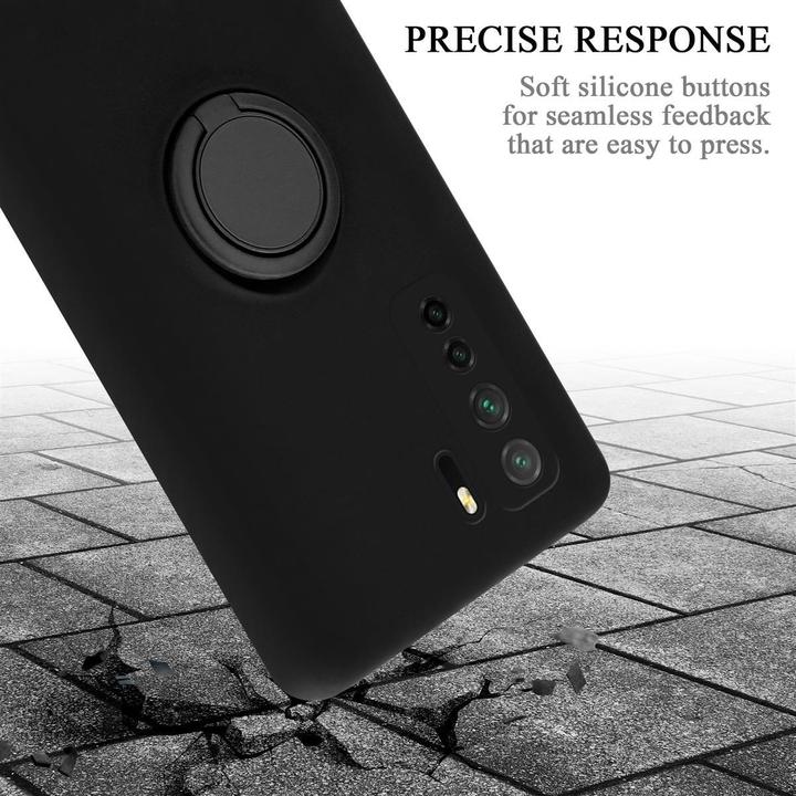 Actual product image Cadorabo Bumper TPU Liquid Ring Silicone Case (Huawei Nova 7i, Huawei P40 Lite, Huawei Nova 6 SE)