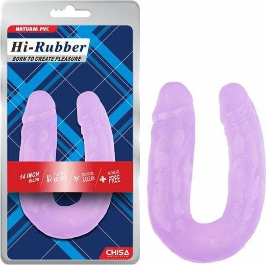 Actual product image Chisa 14 Inch Dildo-Purple