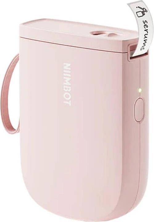 Actual product image Niimbot D11K Portable Label Printer Pink (300 dpi)