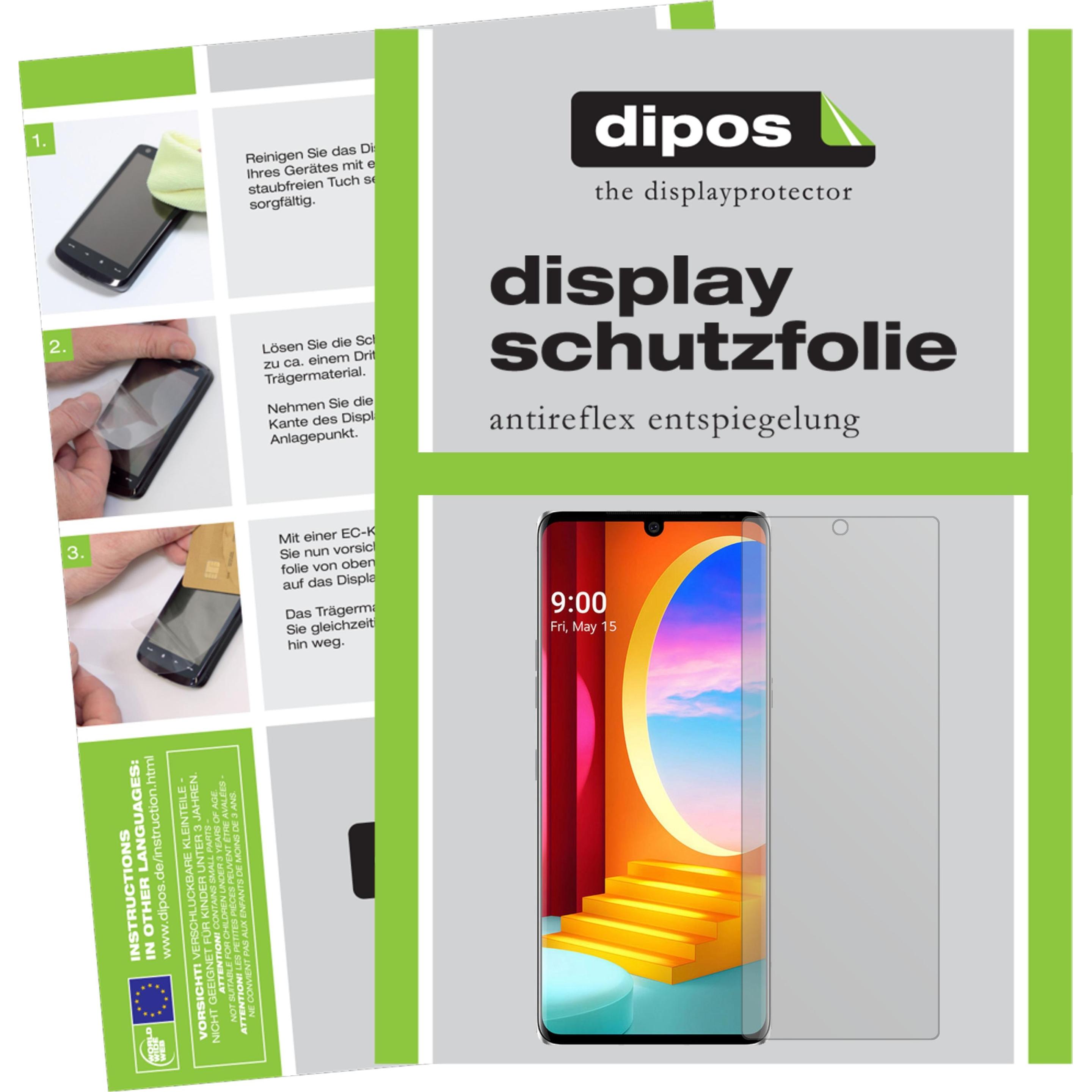 Dipos Displayschutzfolie Antireflex (4 Stück, LG Velvet 5G), Smartphone Schutzfolie, Transparent