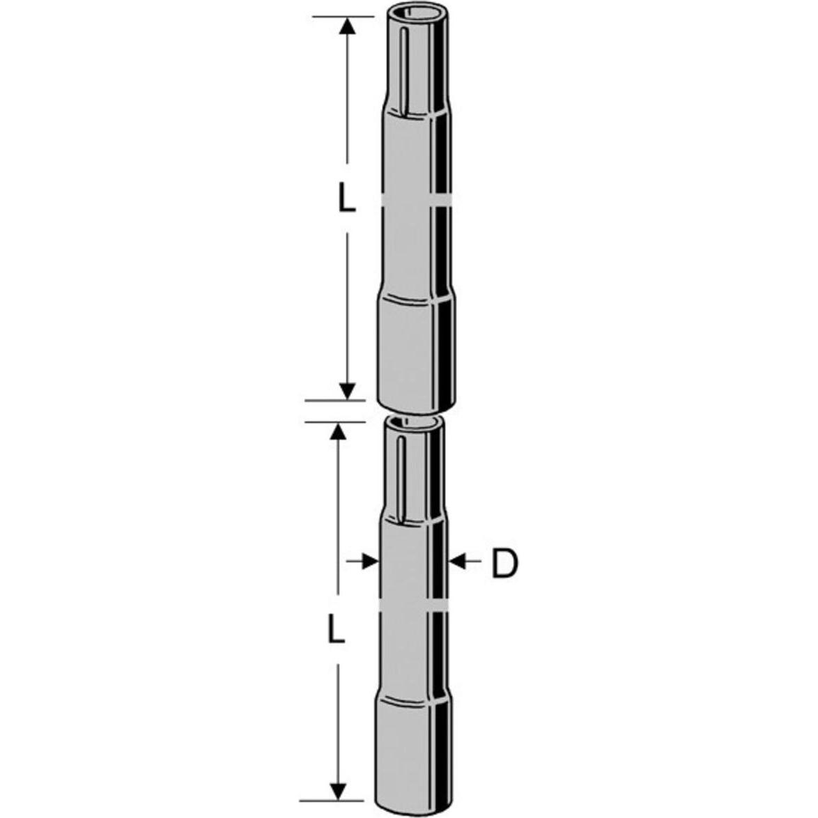 Kathrein Steckmast 2m ZSA 21 verdrehsicher, 42mm, SAT Zubehör