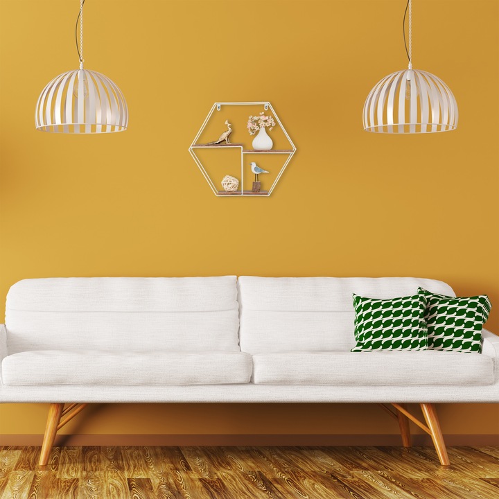 Produktbild Relaxdays Wandregal (51.5 x 10 x 45 cm)