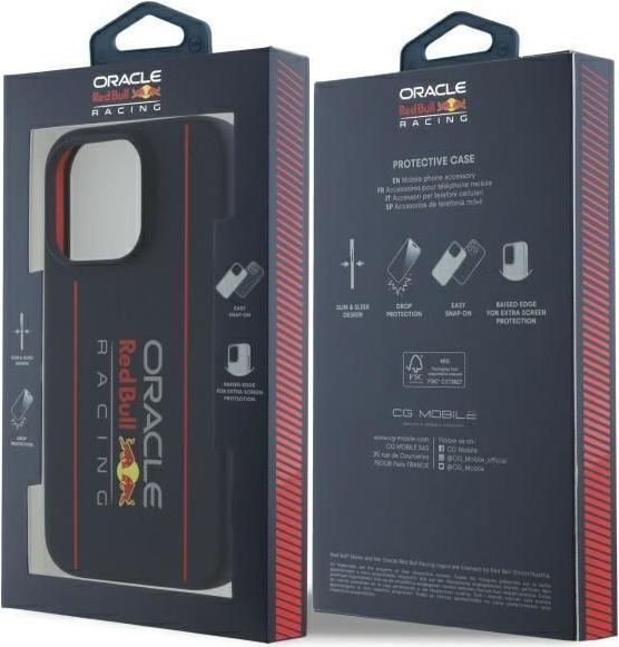 Actual product image Red Bull RBHMP16X24SIOLRV iPhone 16 Pro Max 6.9" hardcase navy Silicone Vertical Logo Mag (Apple iPhone 16 Pro Max)
