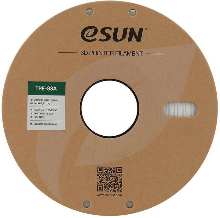 Actual product image eSUN ELASTIC 1,75mm NATURAL 1kg (TPE, 1.75 mm, 1000 g)