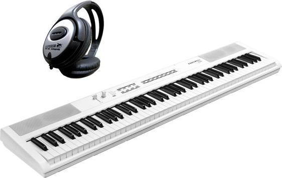 Actual product image Kurzweil Stage Piano KAS1-WH 88 keys with headphones (88 Keys)