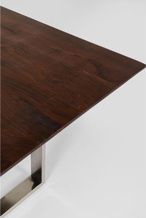 Image du produit Kare Design Table Symphony noyer chromé 180x90cm (180 x 90 x 76 cm)