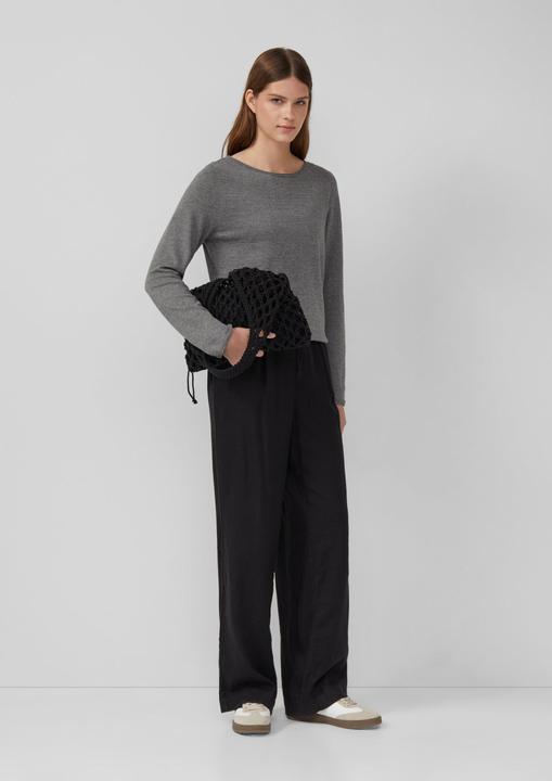 Produktbild s.Oliver Strickpullover Weicher Feinstrickpullover mit Rollkanten (48)