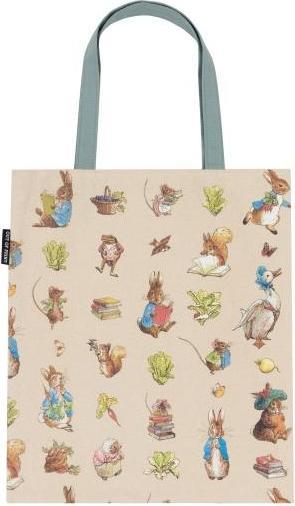 Actual product image Out of Print Peter Rabbit Pattern Tote Bag