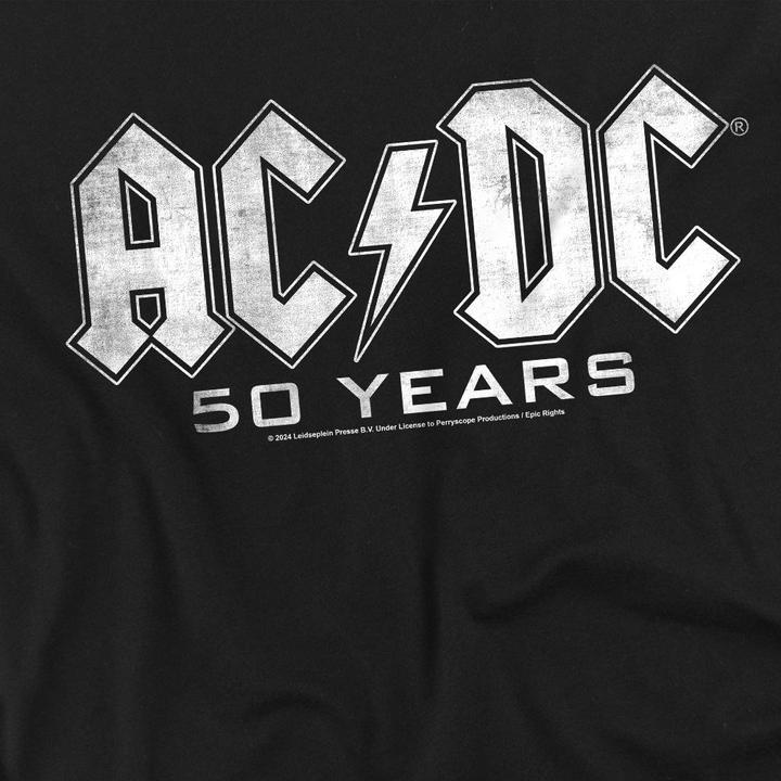 Actual product image AC/DC Mens 50 Years Logo T-Shirt (5XL)