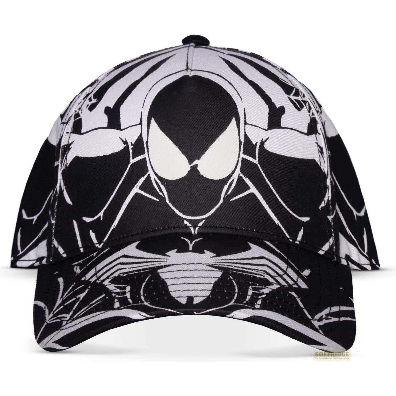 Difuzed, Uomini, Cappellino, Spider-Man - Men's AOP Adjustable Cap, Bianco, Nero, Multicolore