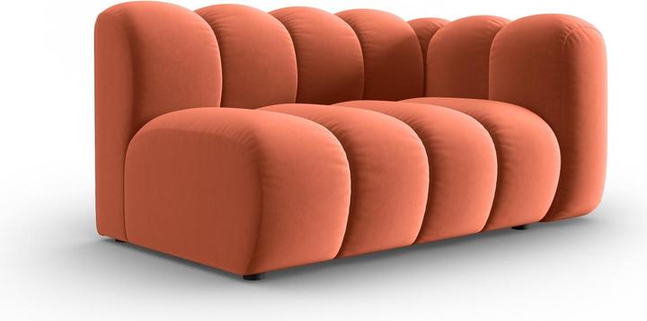Image du produit Micadoni Canapé Modulable Droit en Velours, "Lupine", 2 Places, 145x95x70Fabriqué en Europe (2 places)
