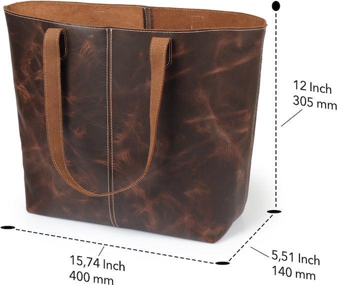 Image du produit Only-Bags.Store Sac en cuir, fait à la main, durable et de haute qualité sac à bandoulière pour ordinateur