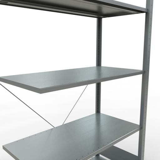 Actual product image Schulte Lagertechnik MULTIplus85 boltless bay system with cross brace