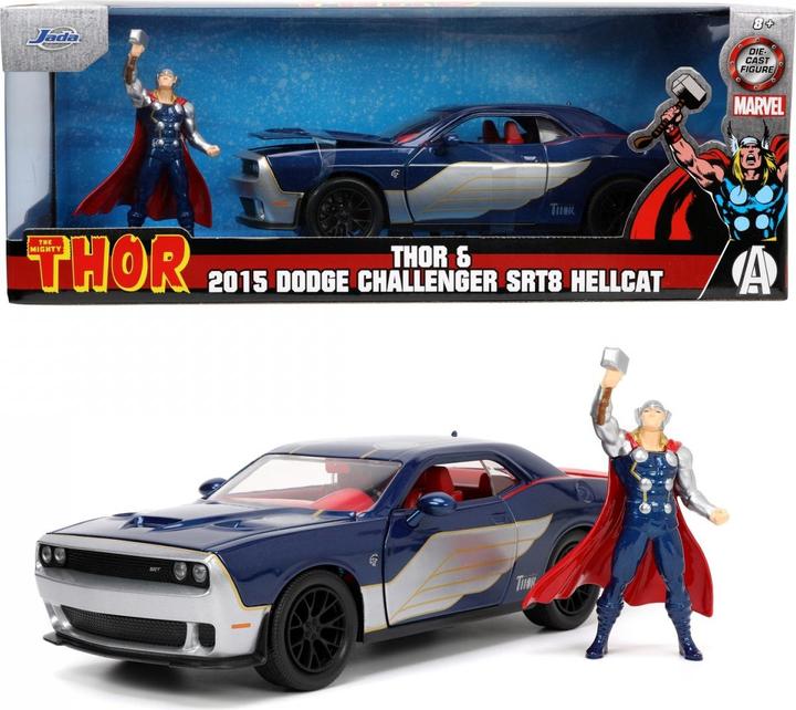 Actual product image Jada Marvel Thor 2015 Dodge Challenger 1:24