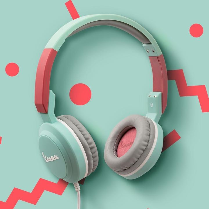 Actual product image Tribe Cuffie con microfono Acquamarina (Cable)