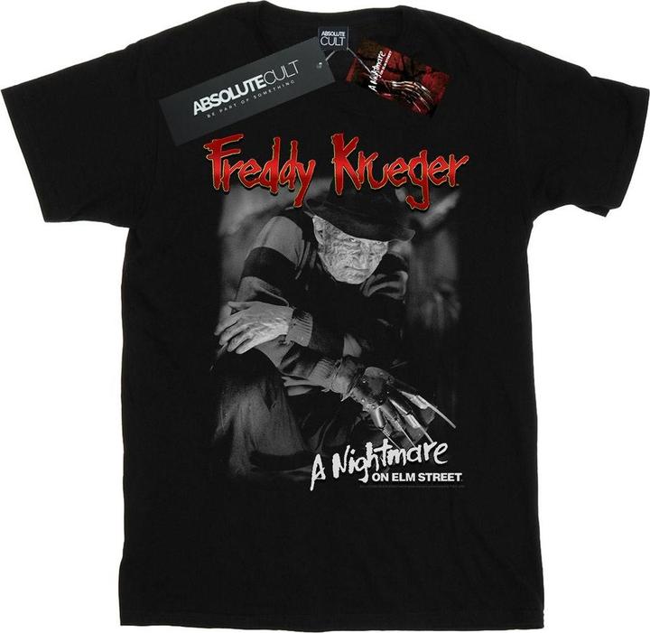 Produktbild Absolute Cult Freddy Black And White Photo TShirt (L)