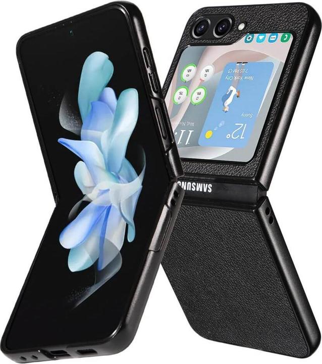 Image du produit Cover-Discount Galaxy Z Flip5 - Housse de protection hybride noire (Samsung Galaxy Z Flip5)