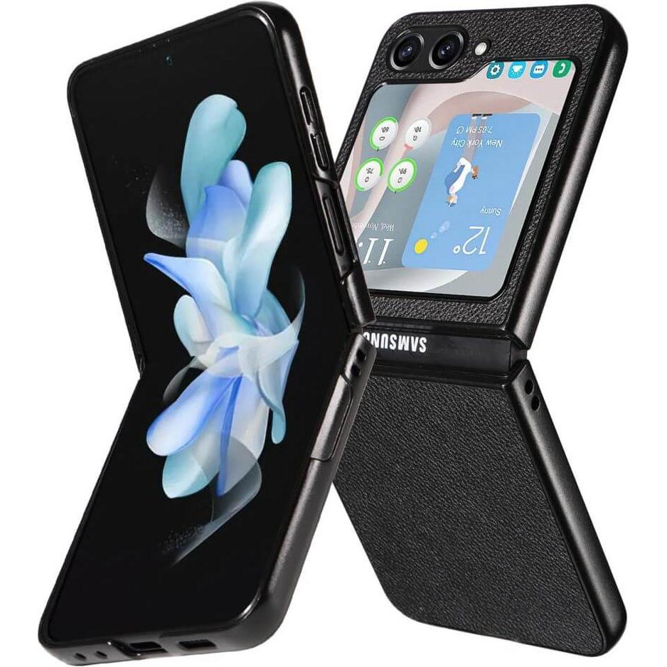 Cover-Discount Galaxy Z Flip5 - Hybrid Schutzhülle schwarz (Samsung Galaxy Z Flip5), Smartphone Hülle, Schwarz