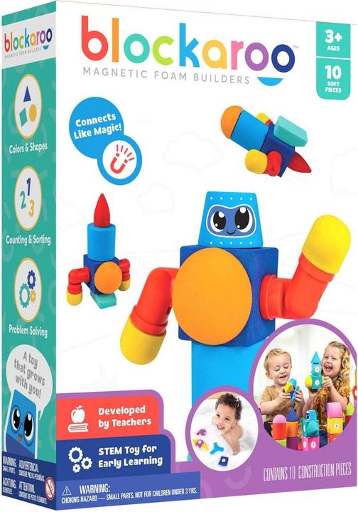 Produktbild Blockaroo Magnetschaumblöcke Roboterbox