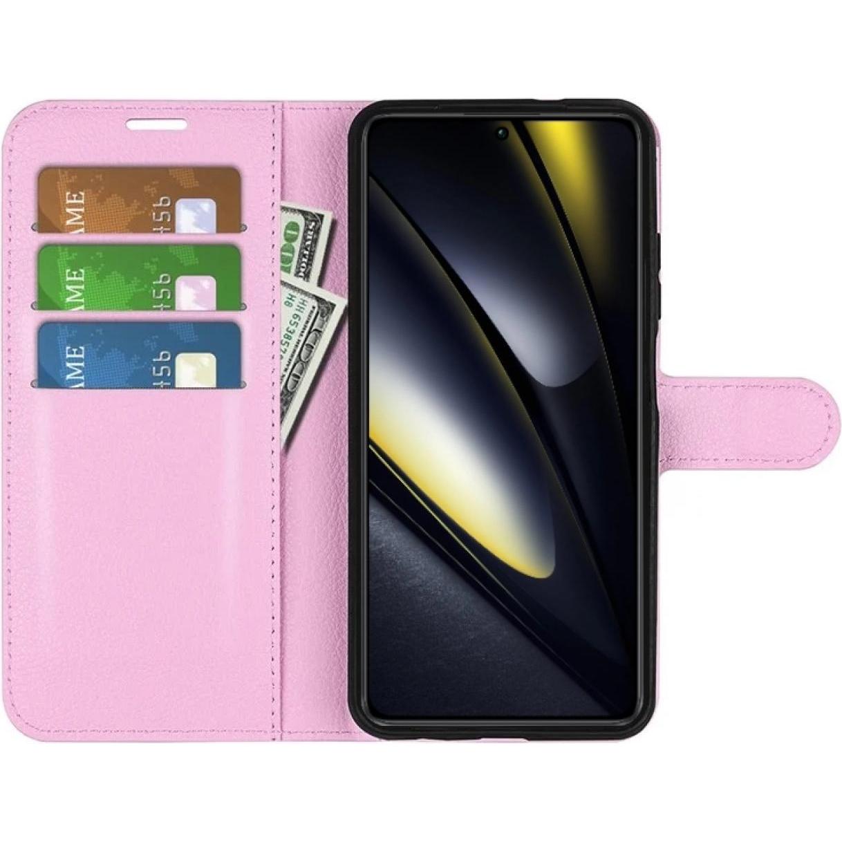 Thumbnail - Screenguard Xiaomi Poco F6 Leather Guard Lederhülle (Xiaomi Poco F6), Smartphone Hülle, Rosa