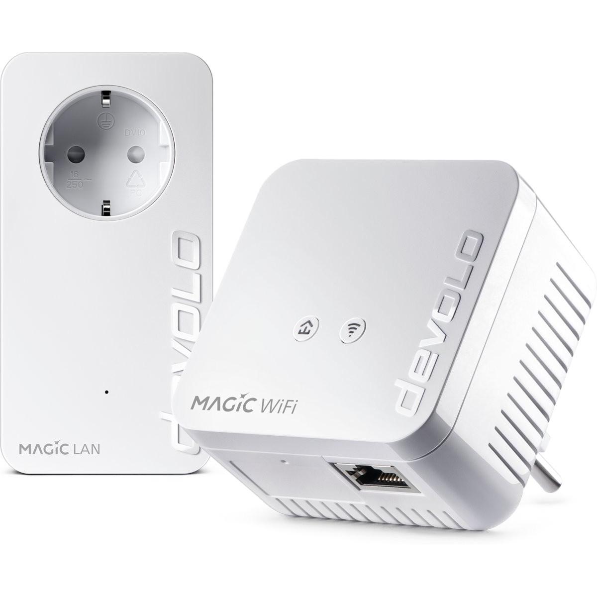 Devolo Magic 1 WiFi mini Starter Kit - NL (1200 Mbit/s), Powerline, Weiss